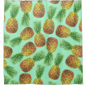 Rideaux De Douche Aquarelle d'ananas 2 (Devant)