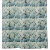 Rideaux De Douche Aquarelle du champ de souhaits (Devant)