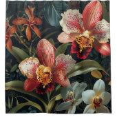 Rideaux De Douche Aquarelle Fiery Orchid Spectrum (Devant)