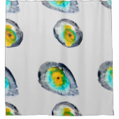 Rideaux De Douche aquarelle huîtres abstraites (Devant)