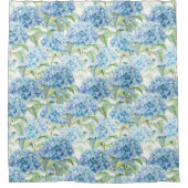 Rideaux De Douche Aquarelle Hydrangea Fleurs (Devant)