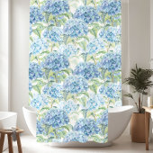 Rideaux De Douche Aquarelle Hydrangea Fleurs