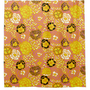 Rideaux De Douche Aquarelle Lemon Gold