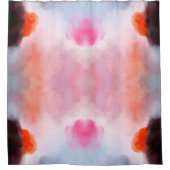 Rideaux De Douche Aquarelle moderne foncée Abstraite (Devant)