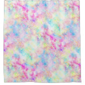 Rideaux De Douche Aquarelle Pastel Rainbow Tie Dye (Devant)