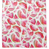 Rideaux De Douche Aquarelle pastèque 1 (Devant)