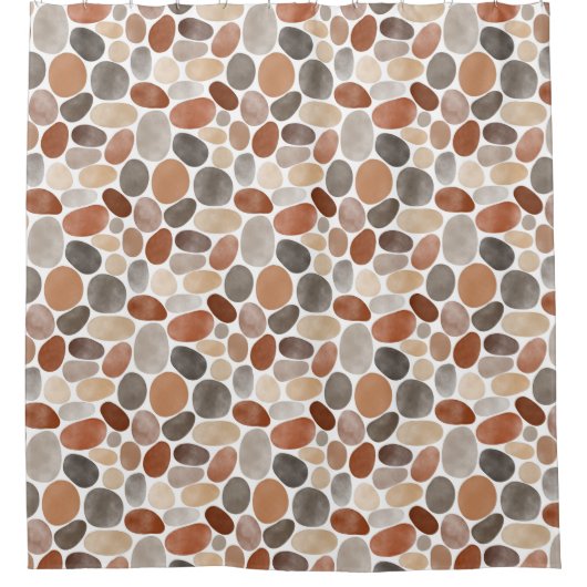 Rideaux De Douche Aquarelle Pebbles 230921 (Devant)
