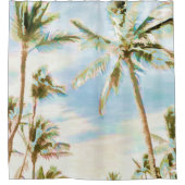 Rideaux De Douche Aquarelle PixDezines/Hawaii/Beach (Devant)