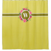 Rideaux De Douche Aquarelle Rouge Poppies Roses Roses Roses Rose Mon (Devant)