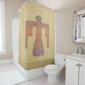 Rideaux De Douche Aquarelle Thunderbird (En situation)