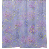 Rideaux De Douche Aquarelle très peri, Rose, Tulipes (Devant)