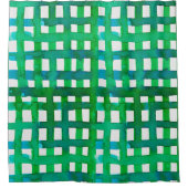 Rideaux De Douche Aquarelle - vert (Devant)