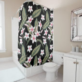 Rideaux De Douche Aquarelle vintage (En situation)