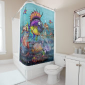 Rideaux De Douche Aquarium (En situation)