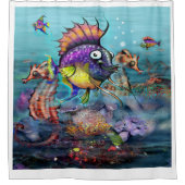 Rideaux De Douche Aquarium (Devant)