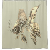 Rideaux De Douche Aquarium Aquarium de poisson doré (Devant)