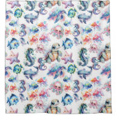 Rideaux De Douche Aquatic Friends (Devant)