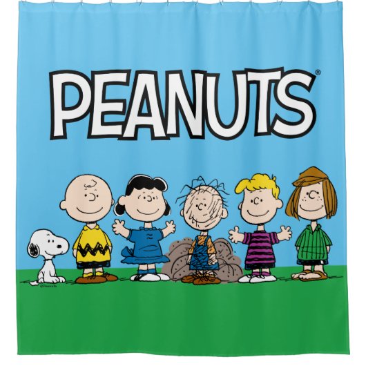 Rideaux De Douche Arachides amis dans une rangée (Devant)