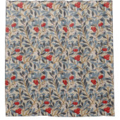 Rideaux De Douche Arbre à framboises rouges, William Morris (Devant)
