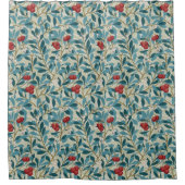 Rideaux De Douche Arbre à framboises rouges, William Morris (Devant)