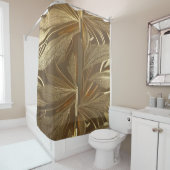 Rideaux De Douche Arbre banian doré (En situation)