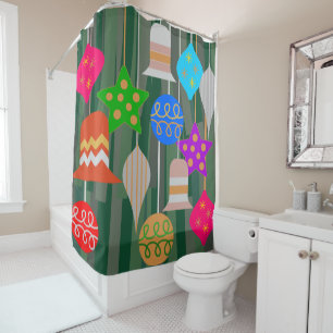 Rideaux De Douche Arbre de Noël
