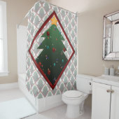 Rideaux De Douche Arbre de Noël (En situation)