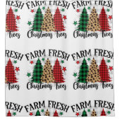 Rideaux De Douche arbre de noël (Devant)