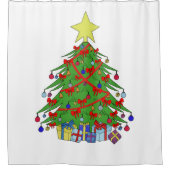 Rideaux De Douche Arbre de Noël (Devant)