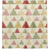 Rideaux De Douche Arbre de Noël coloré (Devant)