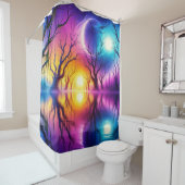 Rideaux De Douche Arbres (En situation)