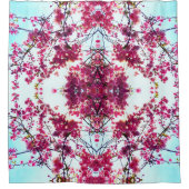 Rideaux De Douche Arbres à fleurs roses (Devant)