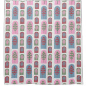 Rideaux De Douche Arbres Art déco (Devant)