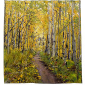 Rideaux De Douche Arbres D'Aspen En Automne (Devant)