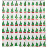 Rideaux De Douche Arbres de Noël (Devant)