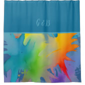 Rideaux De Douche arc-en-ciel lgbtq (Devant)