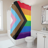 Rideaux De Douche Arc-en-ciel Lgbtq drapeau de la diversité gay (En situation)