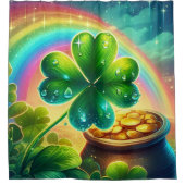 Rideaux De Douche Arc-en-ciel Saint Patrick's Day trver (Devant)