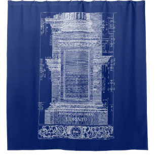 Rideaux De Douche Architecture classique, Colonne corinthienne 1725