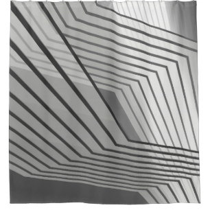 Rideaux De Douche Architecture futuriste Abstraite arrière - plan 3d