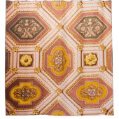 Rideaux De Douche Architecture hongroise rose jaune (Devant)