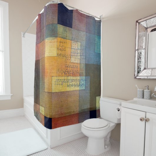 Rideaux De Douche Architecture polyphonique | Paul Klee | (En situation)