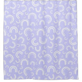 Rideaux De Douche Arcs-en-ciel du boho (Devant)