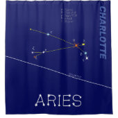 Rideaux De Douche Aries de Zodiac Constellation (Devant)