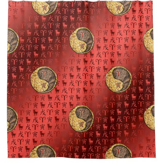 Rideaux De Douche Aries & Earth Tiger (Devant)