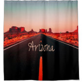 Rideaux De Douche Arizona Sunset Desert Red Rocks (Devant)
