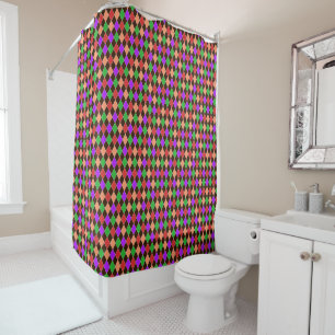 Rideaux De Douche Arlequin Arlequin aux couleurs d'automne
