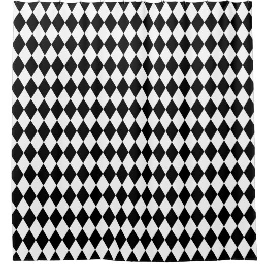 Rideaux De Douche Arlequin noir (Devant)