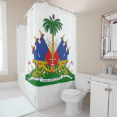 Rideaux De Douche Armoiries haïtiennes (Haïti) (En situation)