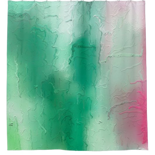 Rideaux De Douche Arrière - plan abstrait graphique de trait de bros (Devant)